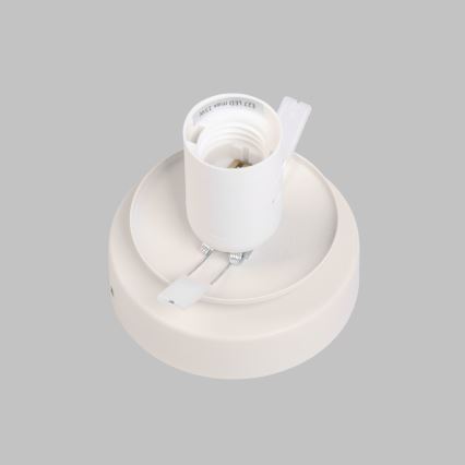 Stropna svjetiljka MOONLIGHT 1xE27/15W/230V, Ø 16 cm, krem boje