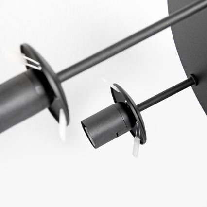 Stropna svjetiljka MOONLIGHT 3xE27/15W/230V crna