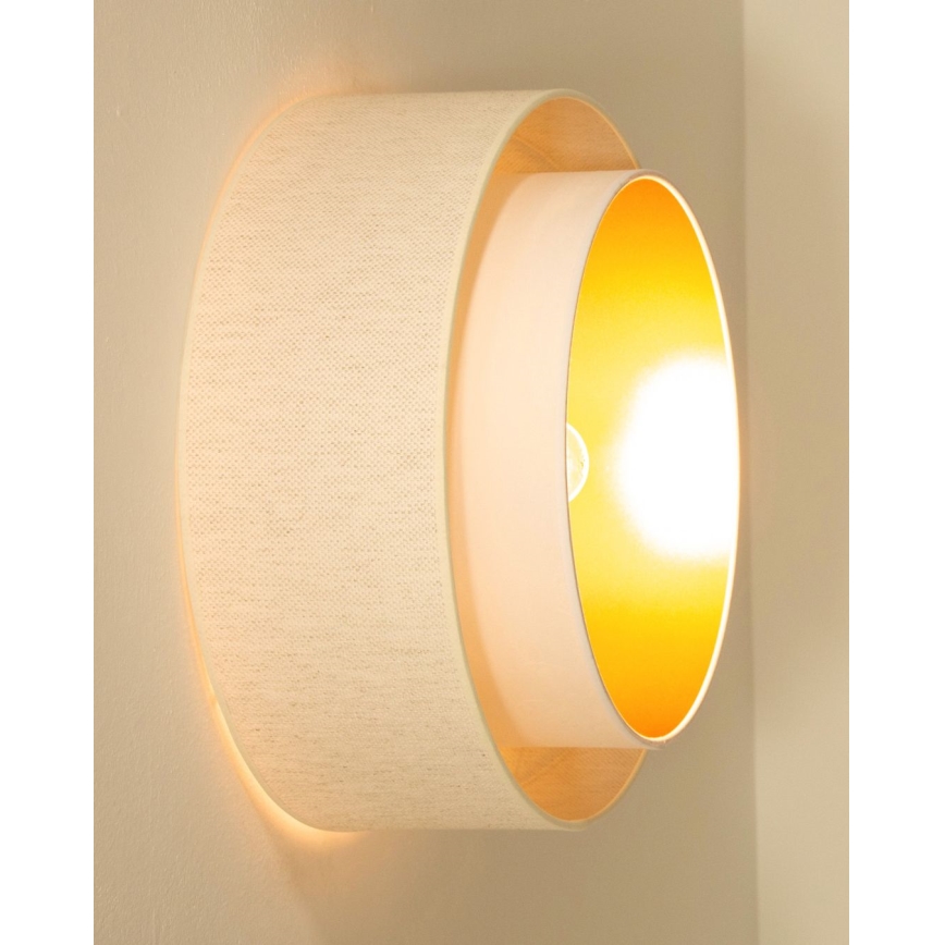 Stropna svjetiljka NATIA 1xE27/60W/230V Ø 45 cm bijela