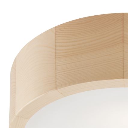 Stropna svjetiljka NATURAL 1xE27/60W/230V ? 27 cm borovina