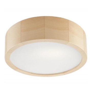 Stropna svjetiljka NATURAL 1xE27/60W/230V ø 27 cm bor