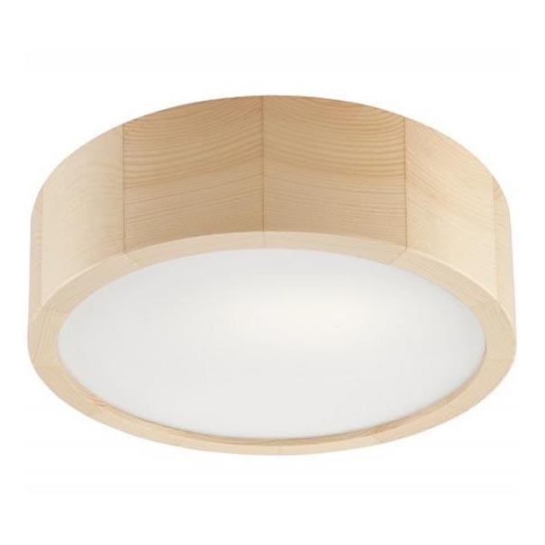 Stropna svjetiljka NATURAL 1xE27/60W/230V ø 27 cm bor