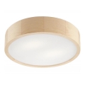 Stropna svjetiljka NATURAL 2xE27/60W/230V, Ø 37,5 cm, od borovine