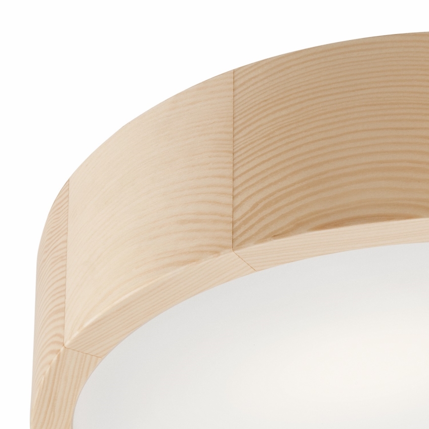 Stropna svjetiljka NATURAL 2xE27/60W/230V, Ø 37,5 cm, od borovine
