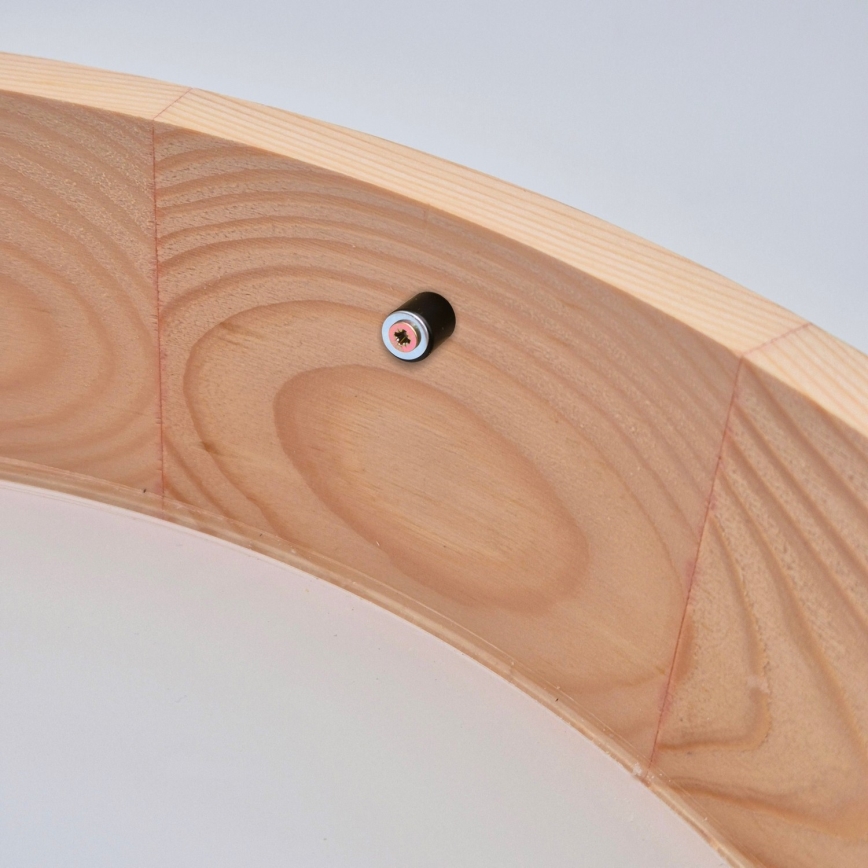 Stropna svjetiljka NATURAL 2xE27/60W/230V ø 37 cm bor