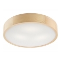 Stropna svjetiljka NATURAL 3xE27/60W/230V ? 47 cm borovina