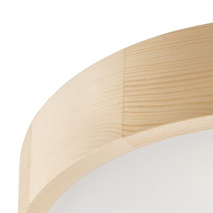 Stropna svjetiljka NATURAL 3xE27/60W/230V ø 47 cm bor