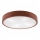Stropna svjetiljka NATURAL 4xE27/60W/230V ø 57,5 cm bor/smeđa