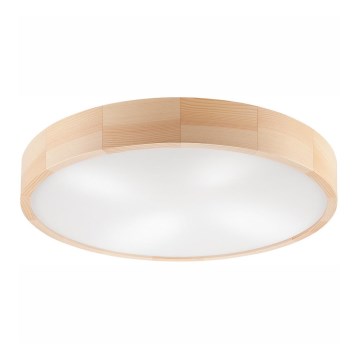 Stropna svjetiljka NATURAL 4xE27/60W/230V ø 57 cm bor