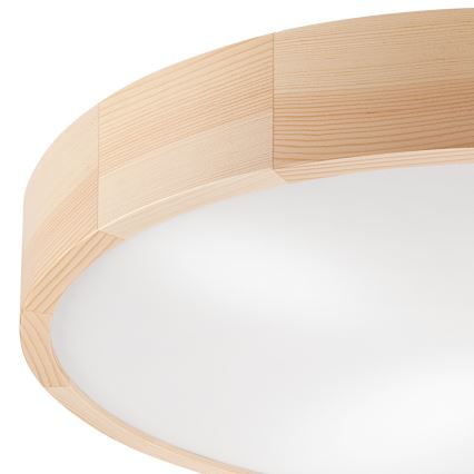 Stropna svjetiljka NATURAL 4xE27/60W/230V ø 57 cm bor