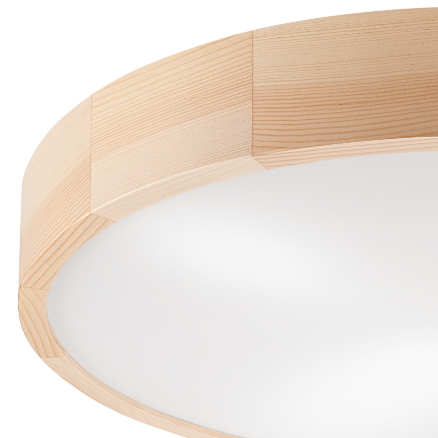 Stropna svjetiljka NATURAL 4xE27/60W/230V ø 57 cm bor