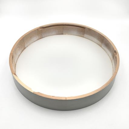 Stropna svjetiljka NATURAL 5xE27/15W/230V, promjer 47,5 cm, borovina/bijela