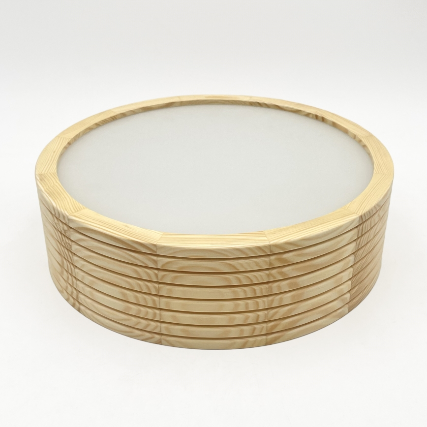 Stropna svjetiljka NATURAL MODERN 1xE27/15W/230V, Ø 27,5 cm, borovina