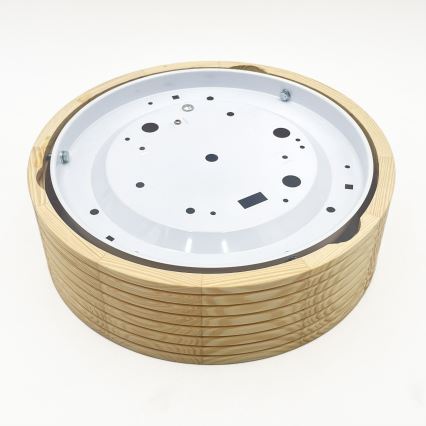 Stropna svjetiljka NATURAL MODERN 1xE27/15W/230V, Ø 27,5 cm, borovina