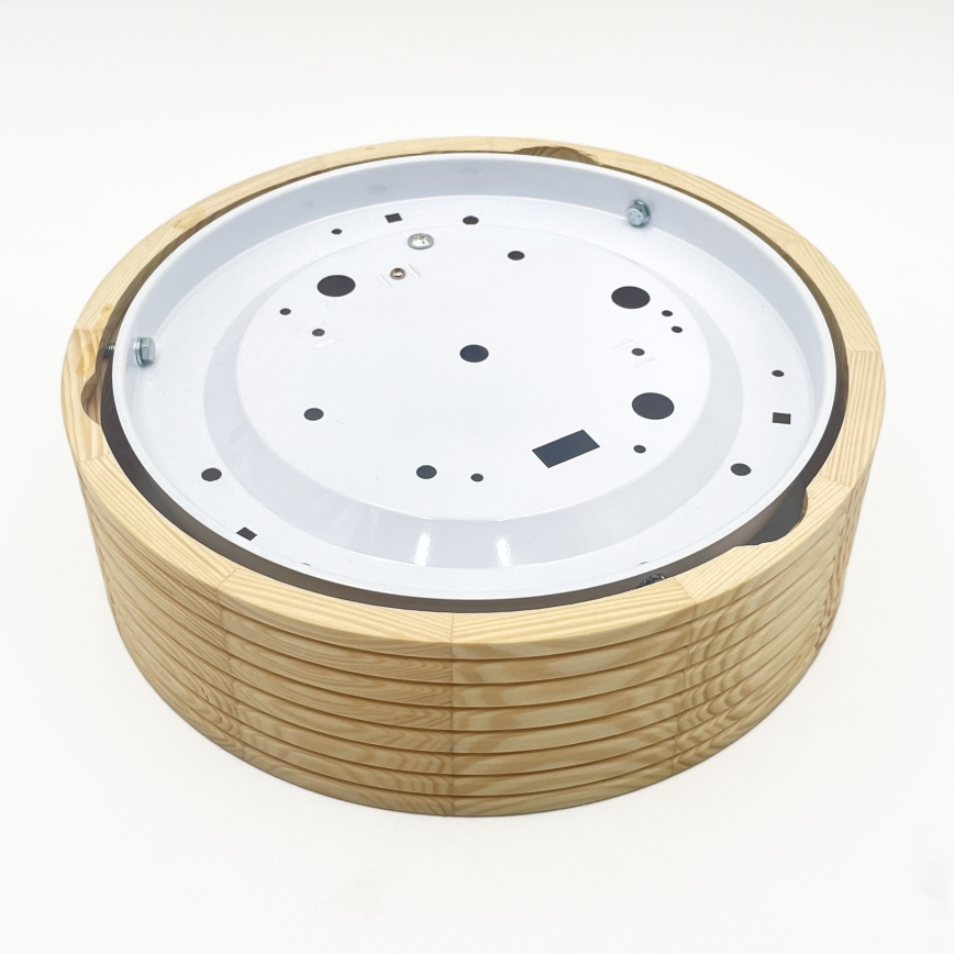 Stropna svjetiljka NATURAL MODERN 1xE27/15W/230V, Ø 27,5 cm, borovina