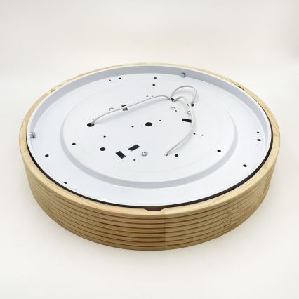 Stropna svjetiljka NATURAL MODERN 3xE27/15W/230V, promjer 47,5 cm, od borovine