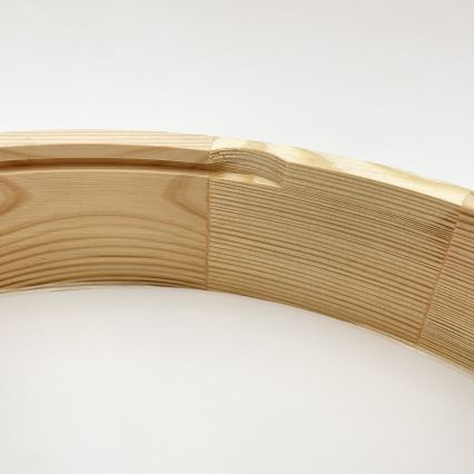 Stropna svjetiljka NATURAL MODERN 3xE27/15W/230V, promjer 47,5 cm, od borovine