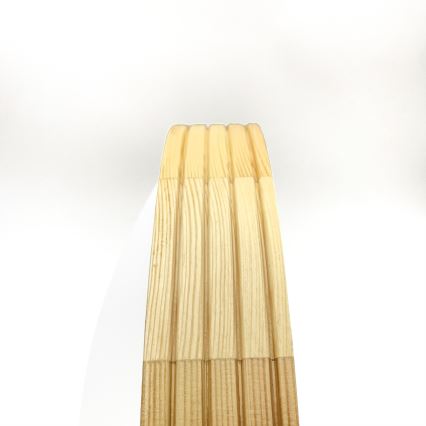Stropna svjetiljka NATURAL MODERN SLIM 2xE27/15W/230V Ø 37,5 cm borovina
