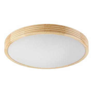 Stropna svjetiljka NATURAL MODERN SLIM 3xE27/15W/230V, promjer 47,5 cm, od borovine