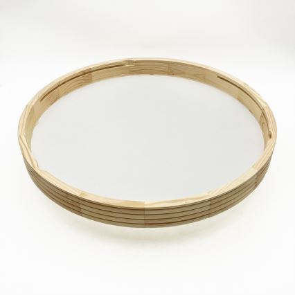 Stropna svjetiljka NATURAL MODERN SLIM 3xE27/15W/230V, promjer 47,5 cm, od borovine