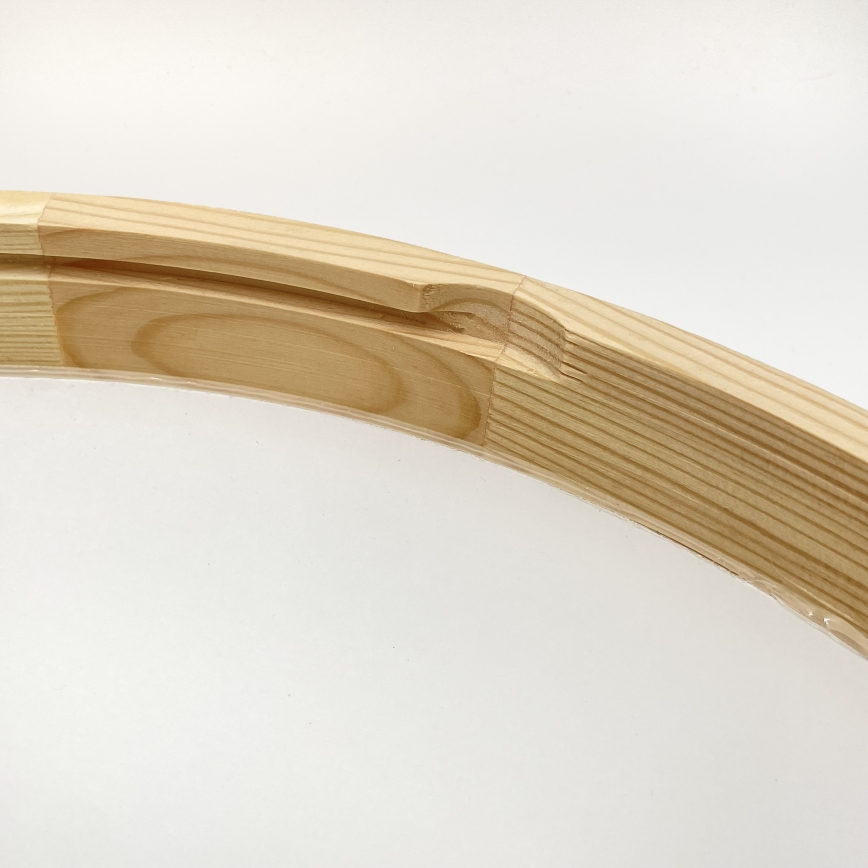 Stropna svjetiljka NATURAL MODERN SLIM 3xE27/15W/230V, promjer 47,5 cm, od borovine