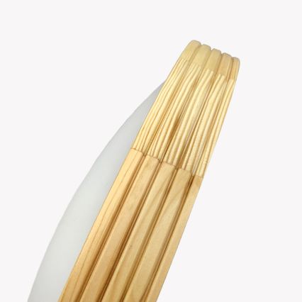 Stropna svjetiljka NATURAL MODERN SLIM 3xE27/15W/230V, promjer 47,5 cm, od borovine