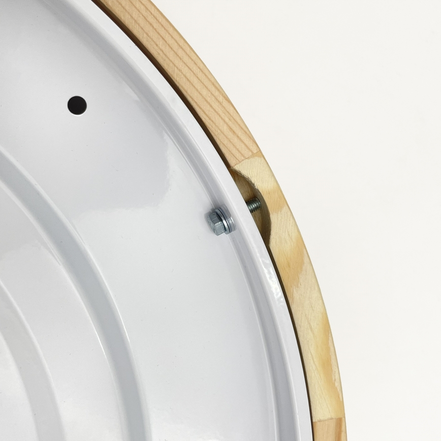 Stropna svjetiljka NATURAL MODERN SLIM 3xE27/15W/230V, promjer 47,5 cm, od borovine