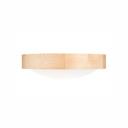 Stropna svjetiljka NATURAL SLIM 1xE27/60W/230V ø 27 cm bor