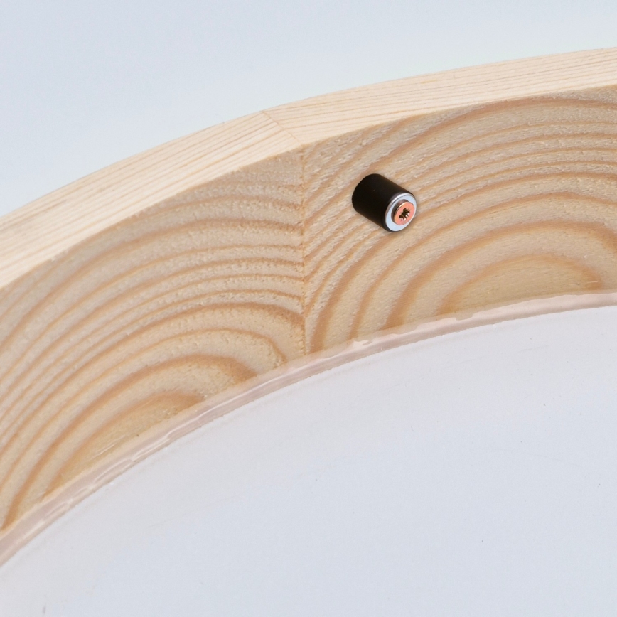 Stropna svjetiljka NATURAL SLIM 1xE27/60W/230V ø 27 cm bor