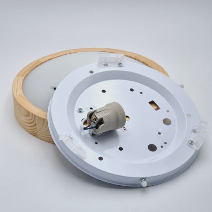 Stropna svjetiljka NATURAL SLIM 1xE27/60W/230V ø 27 cm bor