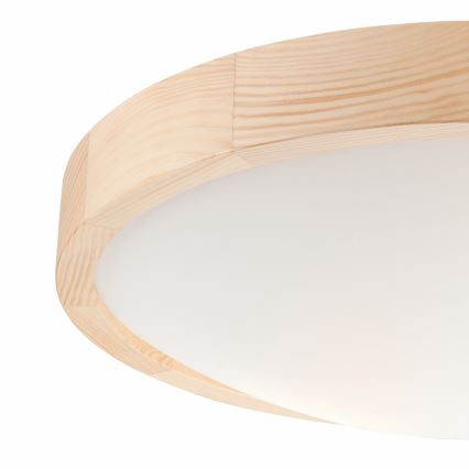 Stropna svjetiljka NATURAL SLIM 2xE27/60W/230V ø 37 cm bor