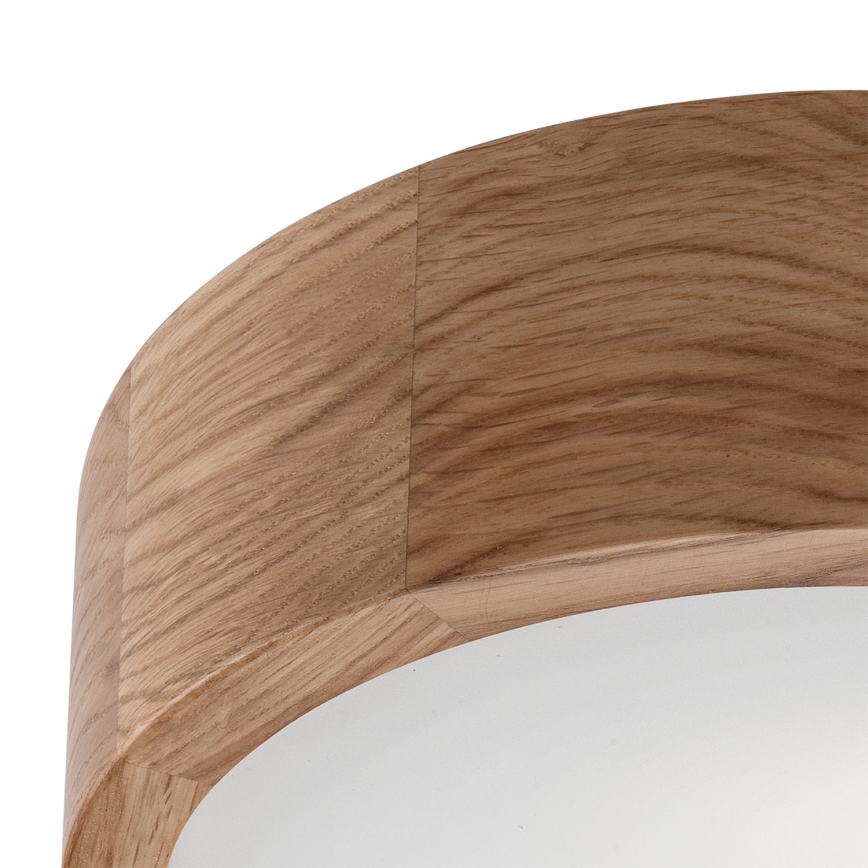 Stropna svjetiljka OAK 1xE27/60W/230V hrast, promjer 27,5 cm