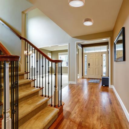 Stropna svjetiljka OAK 1xE27/60W/230V hrast ? 27,5 cm