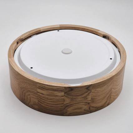 Stropna svjetiljka za kupaonicu OAK 2xE27/15W/230V IP54 hrast ø 27 cm