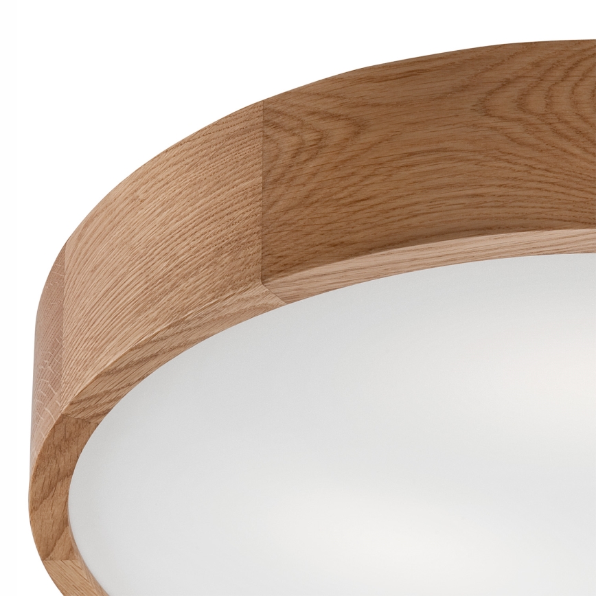 Stropna svjetiljka OAK 3xE27/60W/230V hrast ø 47,5 cm