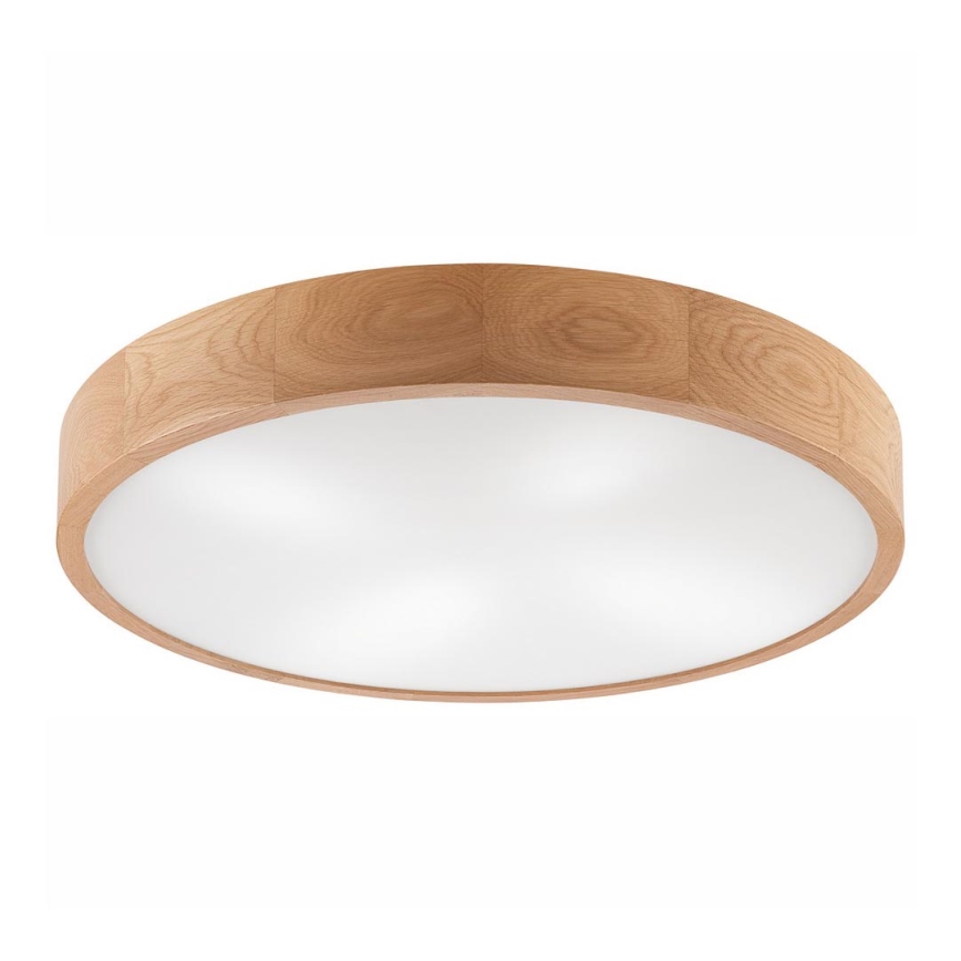 Stropna svjetiljka OAK 4xE27/60W/230V ø 57 cm hrast