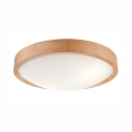 Stropna svjetiljka OAK SLIM 2xE27/60W/230V hrast ø 37 cm