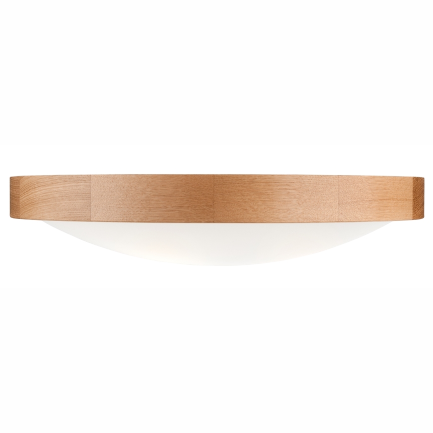 Stropna svjetiljka OAK SLIM 3xE27/60W/230V hrast ø 47 cm
