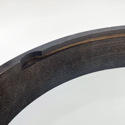Stropna svjetiljka OAK SMOKY 2xE27/15W/230V ø 37,5 cm hrast/tamno smeđa