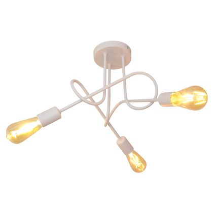 Stropna svjetiljka OXFORD 3xE27/15W/230V bijela