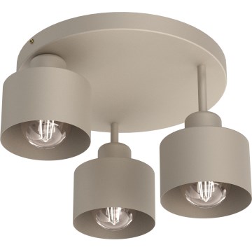 Stropna svjetiljka PARKLA 3xE27/15W/230V bež