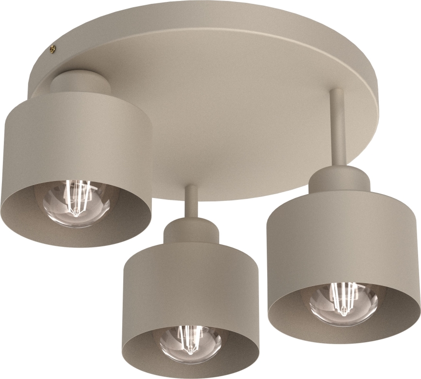 Stropna svjetiljka PARKLA 3xE27/15W/230V bež