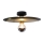 Stropna svjetiljka PENY 1xE27/11W/230V crna/zlatna