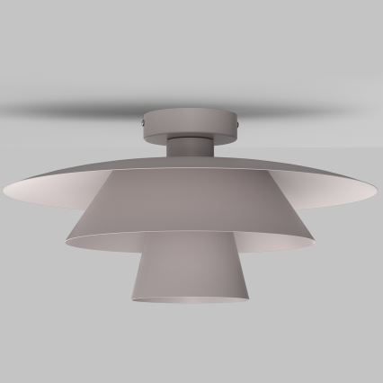 Stropna svjetiljka PLATO 1xE27/15W/230V pr. 32 cm krem boje