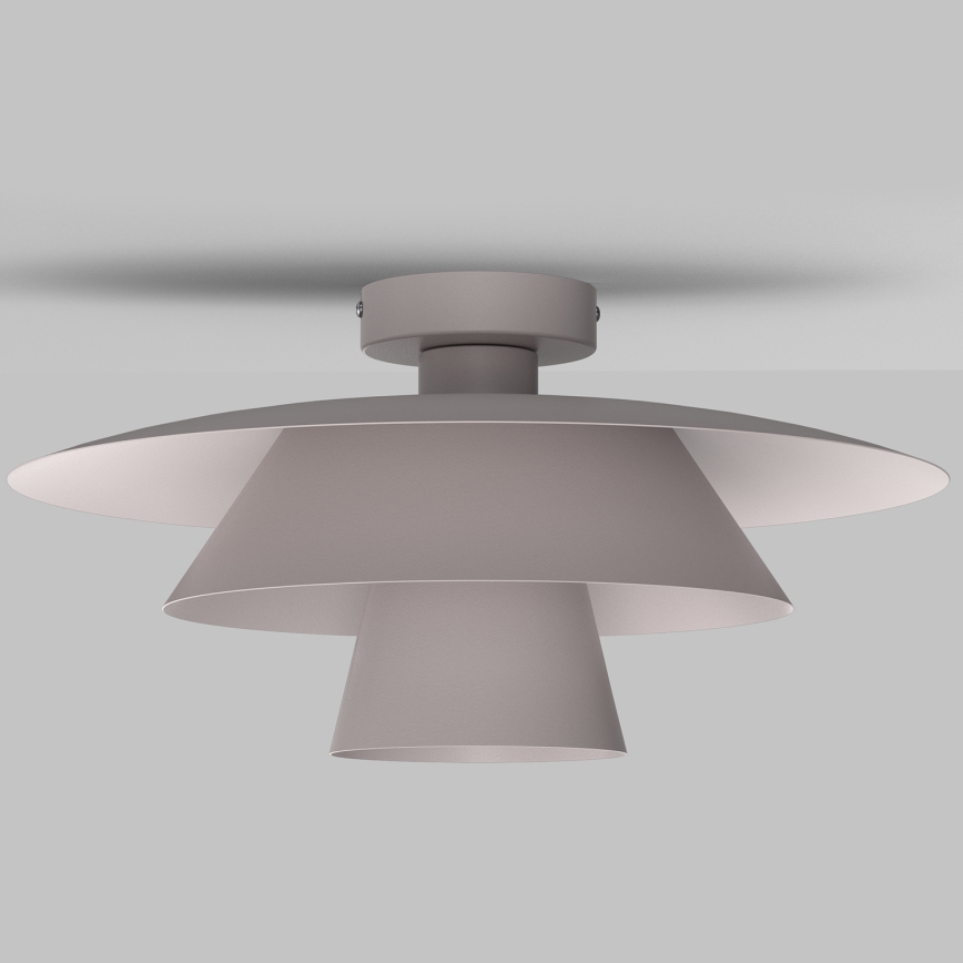 Stropna svjetiljka PLATO 1xE27/15W/230V pr. 32 cm krem boje