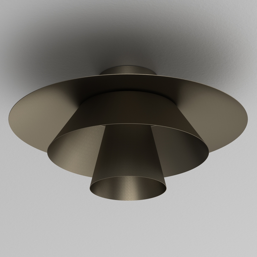 Stropna svjetiljka PLATO 1xE27/15W/230V, promjer 32 cm, antracit