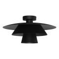 Stropna svjetiljka PLATO 1xE27/15W/230V, promjer 32 cm, crna