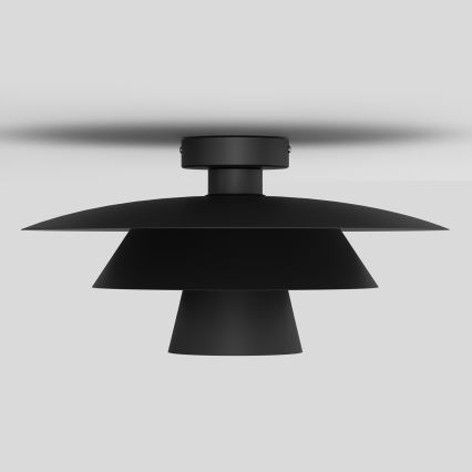 Stropna svjetiljka PLATO 1xE27/15W/230V, promjer 32 cm, crna