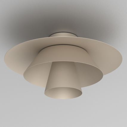 Stropna svjetiljka PLATO 1xE27/15W/230V Ø 32 cm bež
