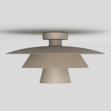 Stropna svjetiljka PLATO 1xE27/15W/230V Ø 32 cm bež